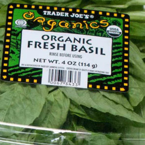 basil trader joe fresh organic reviews produce