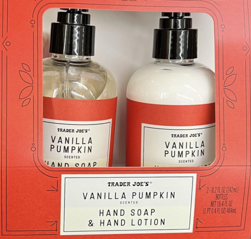 Trader Joe S Vanilla Pumpkin Hand Soap Hand Lotion Reviews Trader