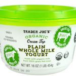 Trader Joe's Organic Cream Top Plain Whole Milk Yogurt