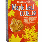 Trader Joe's Maple Leaf Cookies