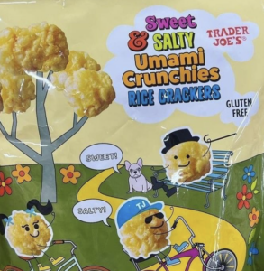 Trader Joe's Sweet & Salty Umami Crunchies Rice Crackers Reviews ...