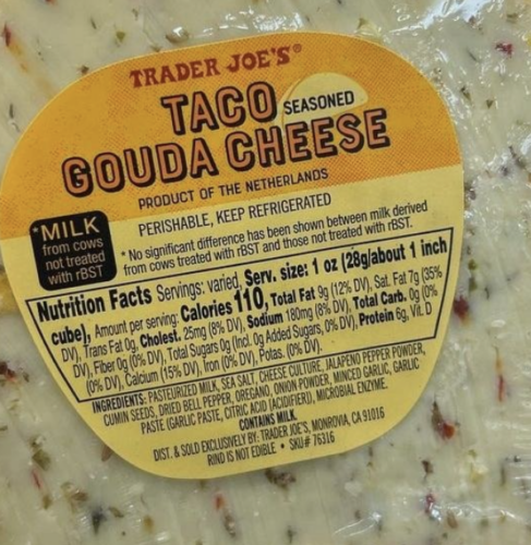 Trader Joes Taco Gouda Cheese Reviews Trader Joes Reviews 2259