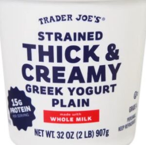 Trader Joe's Strained Thick & Creamy Greek Yogurt Plain Reviews ...